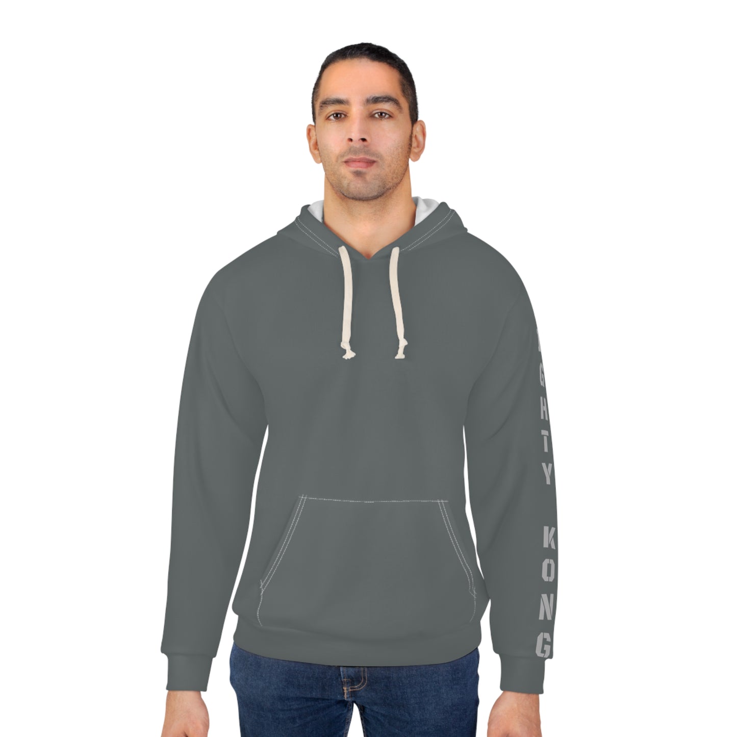 Gorilla Ride Dinosaur Hoodie | Fun Unisex Pullover, Unique Graphic Sweatshirt, Quirky Gift for Animal Lovers, Costume Hoodie, Chill Wear